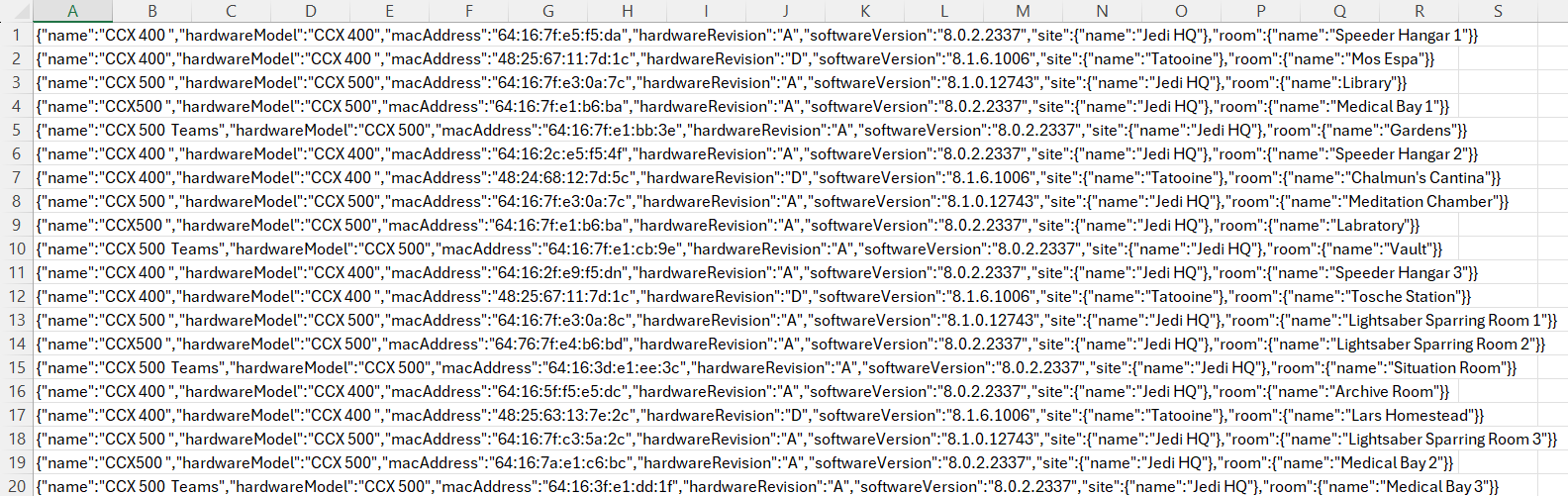 Excel formatting and combining all csv&#39;s into a single file